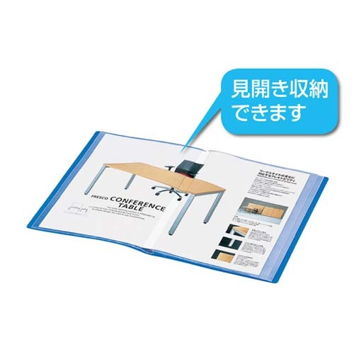 クリヤーブックベーシック横入　Ａ４縦４０Ｐ黒１０冊
