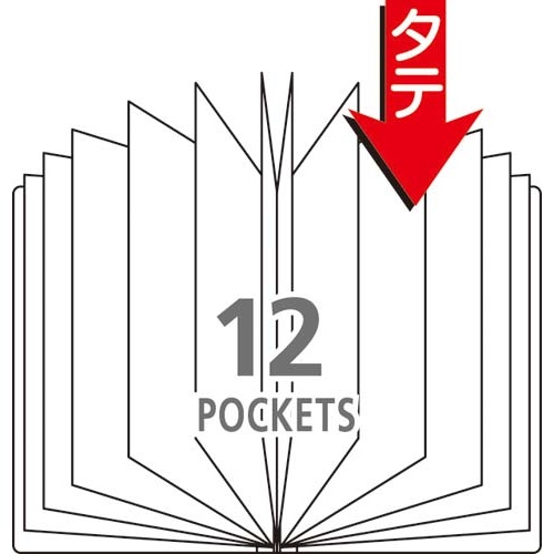 ポケットファイルα１２Ｐ＜ノビータα＞桃１０冊