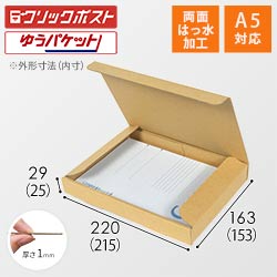 【在庫限り】【両面はっ水】厚さ3cm・N式ケース（A5サイズ・クリックポスト・ゆうパケット）