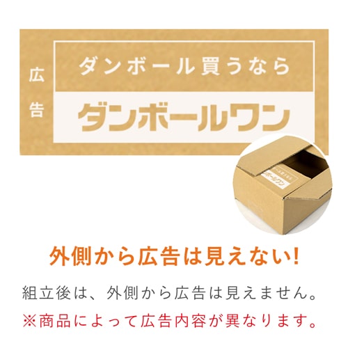 【広告入】宅配80サイズ 段ボール箱（薄型）