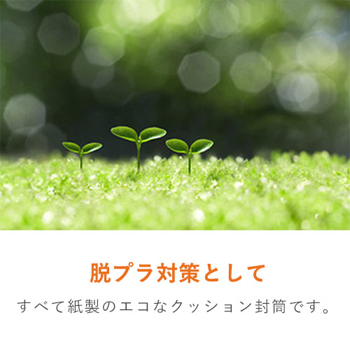 【法人・個人事業主専用・会員登録要】紙製クッション封筒サンプル 7種セット　※1社様1無料サンプル限定