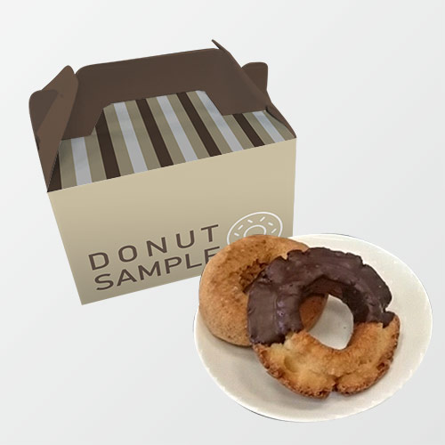 ドーナッツ箱(270×90×90mm・キャリー箱・コートボール 350g・OPマットニス・22営業日)
