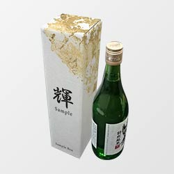 清酒・焼酎1本箱(78×78×300mm・底地獄箱・コートボール 400g・OPニス（微光沢）・20営業日)