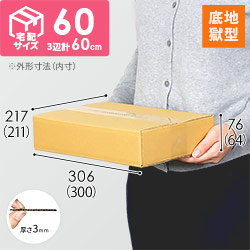 【底地獄】宅配60サイズ・ダンボール箱（A4サイズ）