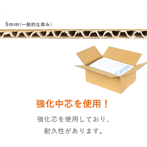 【宅配60サイズ】強化材質 ダンボール箱（B5サイズ）