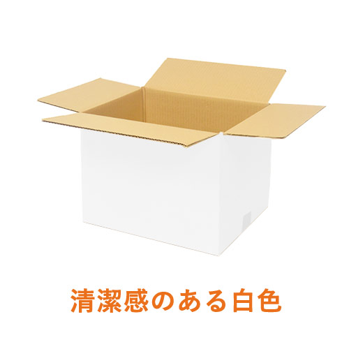 【宅配100サイズ】ダンボール箱（白・DA005-S）