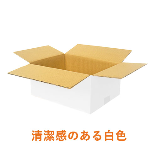 【宅配80サイズ】ダンボール箱（白・B5サイズ）
