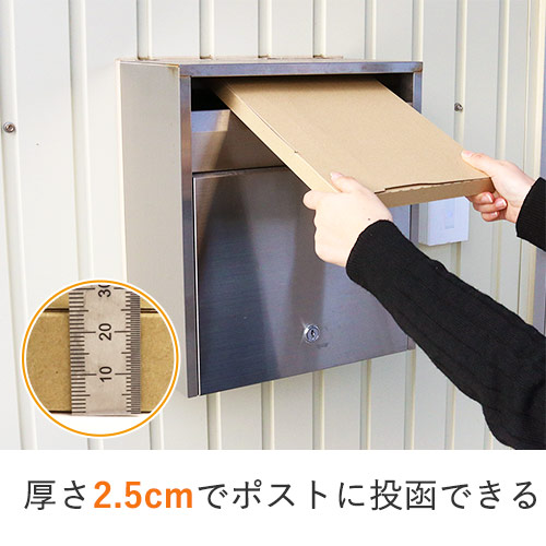 【ネコポス・クロネコゆうパケット】厚さ2.5cm・ジッパー付きケース（A4サイズ）
