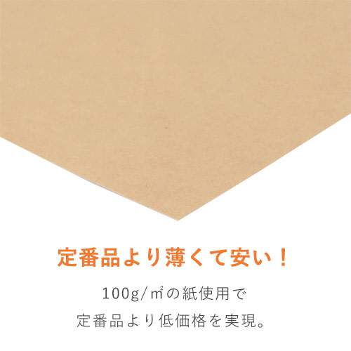 【最安特価】宅配袋 S（茶・ テープ付き）