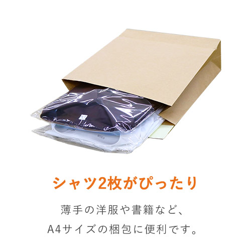 【最安特価】宅配袋 S（茶・ テープ付き）