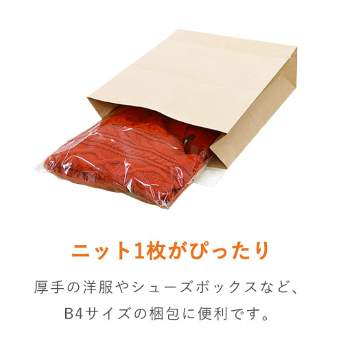 【最安特価】宅配袋 L（茶・ テープ付き）