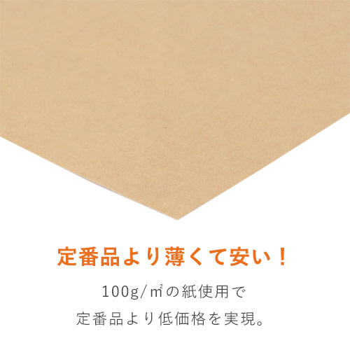 【最安特価】宅配袋 LL（茶・ テープ付き）