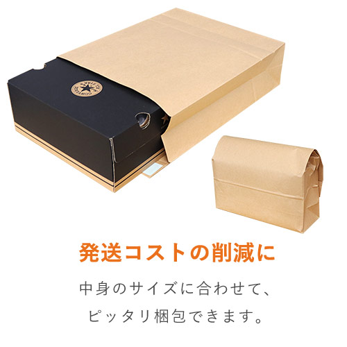 【最安特価】宅配袋 LL（茶・ テープ付き）