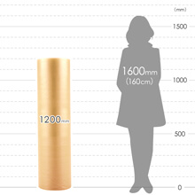 ポリラミクラフト紙 ロール（1200mm×30m・75g/ｍ2）