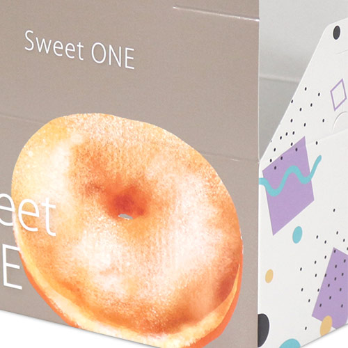 オリジナル印刷パッケージ（キャリー箱・180×120×90mm・カードB紙 350g・グロスPP・15営業日）