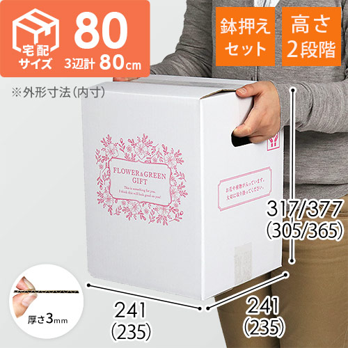 フラワーギフト 発送BOX（鉢押えセット）【宅配80サイズ