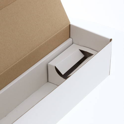 ナチュラルＢＯＸ 白 （ワインボトル１本用・90×315×高80mm）
