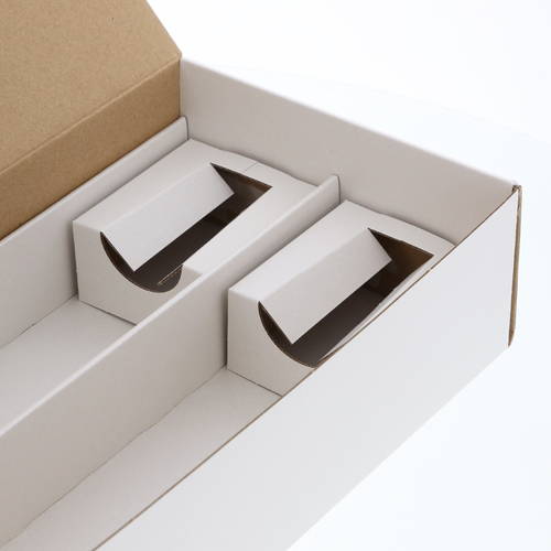 ナチュラルＢＯＸ 白 （ワインボトル2本用・170×315×高80mm）