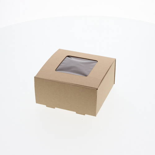 フレームBOX（クラフト紙・120×縦120×高60mm 窓サイズ・65×65mm）