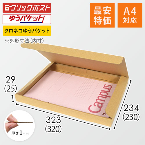 【最安特価】厚さ3cm・N式ケース（クリックポスト・ゆうパケット）