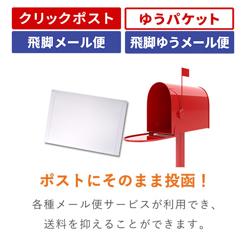 【最安特価】＜クリックポスト・ゆうパケット＞A4メール便対応・厚紙封筒（開封ジッパー付き）