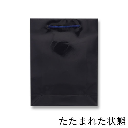手提げ紙袋（紫紺/シコン ツヤあり・PP紐・幅185×マチ65×高さ240mm）