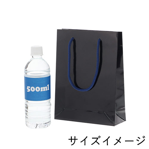 手提げ紙袋（紫紺/シコン ツヤあり・PP紐・幅185×マチ65×高さ240mm）