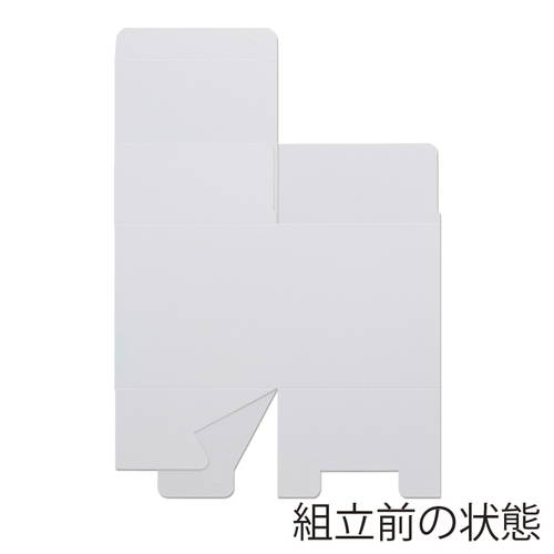 化粧箱（白無地・底組・120×120×高120mm）