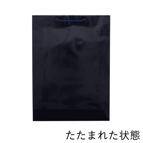 手提げ紙袋（紫紺/シコン ツヤあり・PP紐・幅330×マチ100×高さ450mm）
