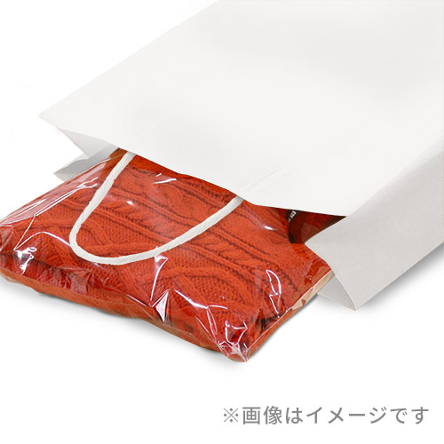 【特別価格】手提げ紙袋（白・丸紐・幅320×マチ115×高さ400mm)