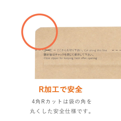 セイニチ ラミジップ クラフト チャック付き平袋（120×120mm）
