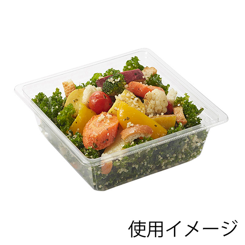 リスパック 食品容器 バイオカップ（クリーンカップ） キューブ 17-60B 本体 50枚