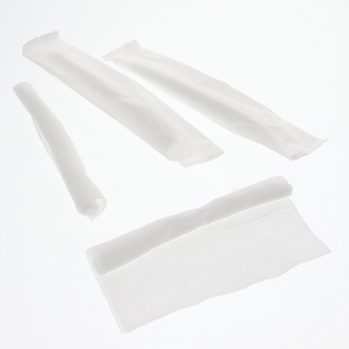 HEIKO 不織布おしぼり 丸型 180×260mm シロ 100本