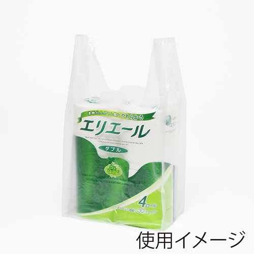 HEIKO レジ袋 バイオハンドハイパー M ナチュラル 100枚