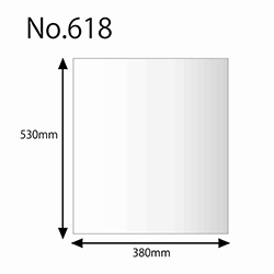 HEIKO 規格ポリ袋 ヘイコーポリエチレン袋 0.06mm厚 No.618 (18号) 50枚