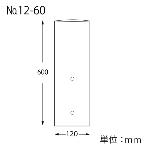 HEIKO ポリ袋 ボードンパック 穴ありタイプ 厚み0.025mm No.12-60 100枚