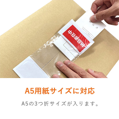 デリバリーパック 完全密封タイプ A5サイズ用 90×215mm PA-032T