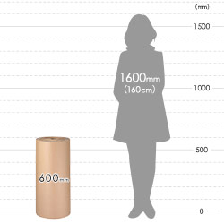 巻きダンボール（かため・T-2） 幅600mm×25ｍ巻