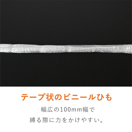 ＴＲＵＳＣＯ PPテープ 白 100mm×1000m PP-100