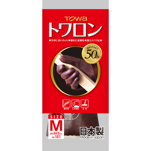 トワロン 天然ゴム手袋 トワロン M 151M