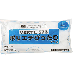 ミドリ安全 ポリエチレンディスポ手袋 ベルテ５７３ L（100枚入） VERTE573L