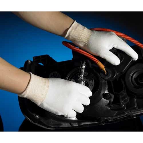 【廃番商品】ショーワ ウレタン背抜き手袋 Ｂ０５００ パ−ムフィット手袋 ホワイト XL B0500XL