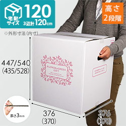 【宅配120サイズ】フラワーギフトBOX（L・外箱のみ）