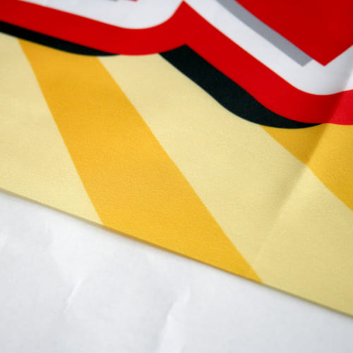 できたてお届けします水色Rのぼり(棒袋仕様)