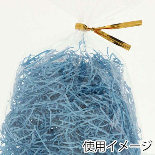 HEIKO 緩衝材 紙パッキン 40g入 ブルー 紙巾1mm