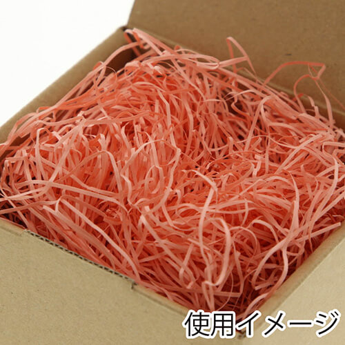 HEIKO 緩衝材 紙パッキン 40g入 サーモン 紙巾1mm