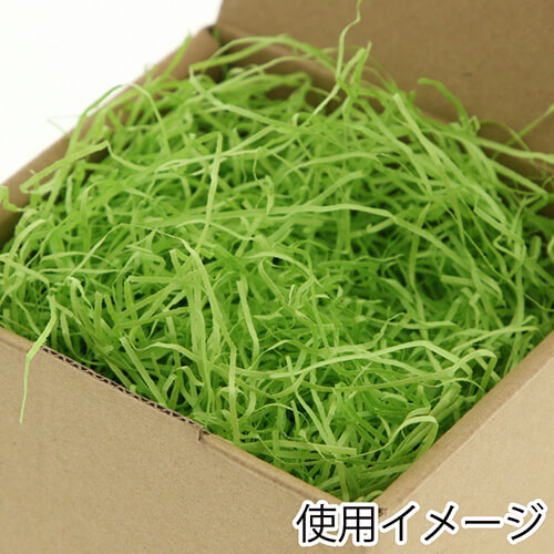 HEIKO 緩衝材 紙パッキン 40g入 グリーン 紙巾1mm