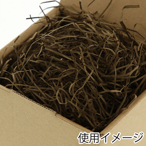 HEIKO 緩衝材 紙パッキン 40g入 ダークブラウン 紙巾1mm