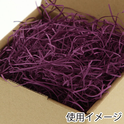 HEIKO 緩衝材 紙パッキン 40g入 パープル 紙巾1mm