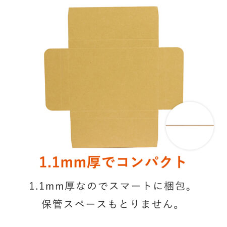 【ネコポス・クリックポスト】厚さ2.5cm・ヤッコ型ケース（B5サイズ）
